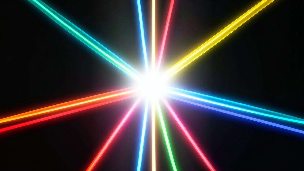 Five converging paths representing the five technology posts in the series, each path a different color, meeting at a central point of light representing synthesis and understanding