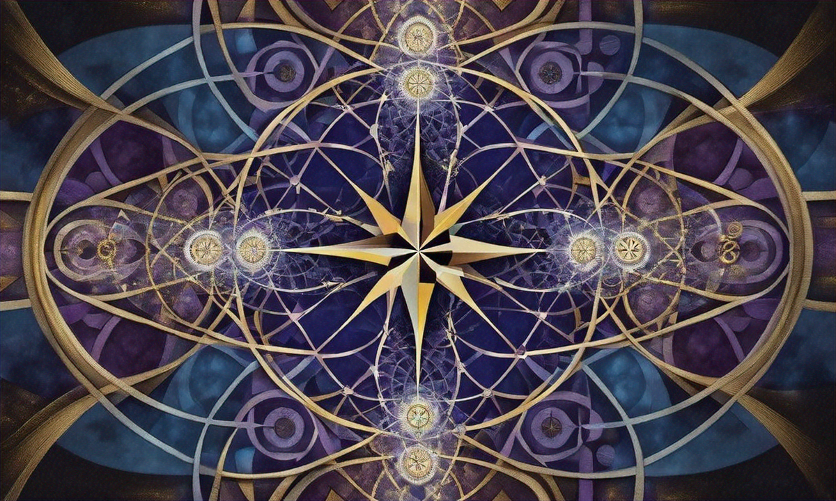 Abstract visualization of interconnected ethical pathways representing different moral frameworks