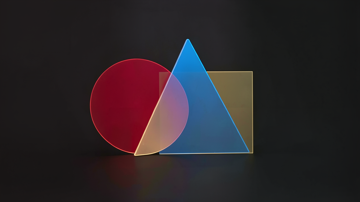 Three interlocking geometric shapes that cannot fit together simultaneously, representing the impossibility of satisfying competing fairness definitions at once